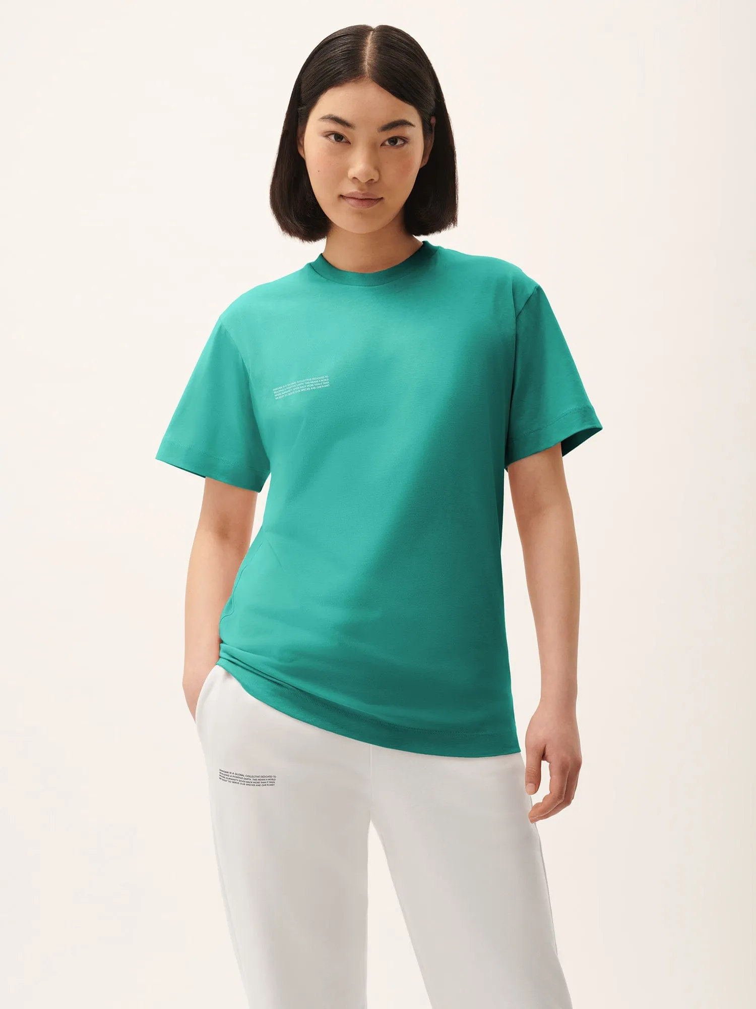 Womens 365 Midweight T-shirt—Malachite Green