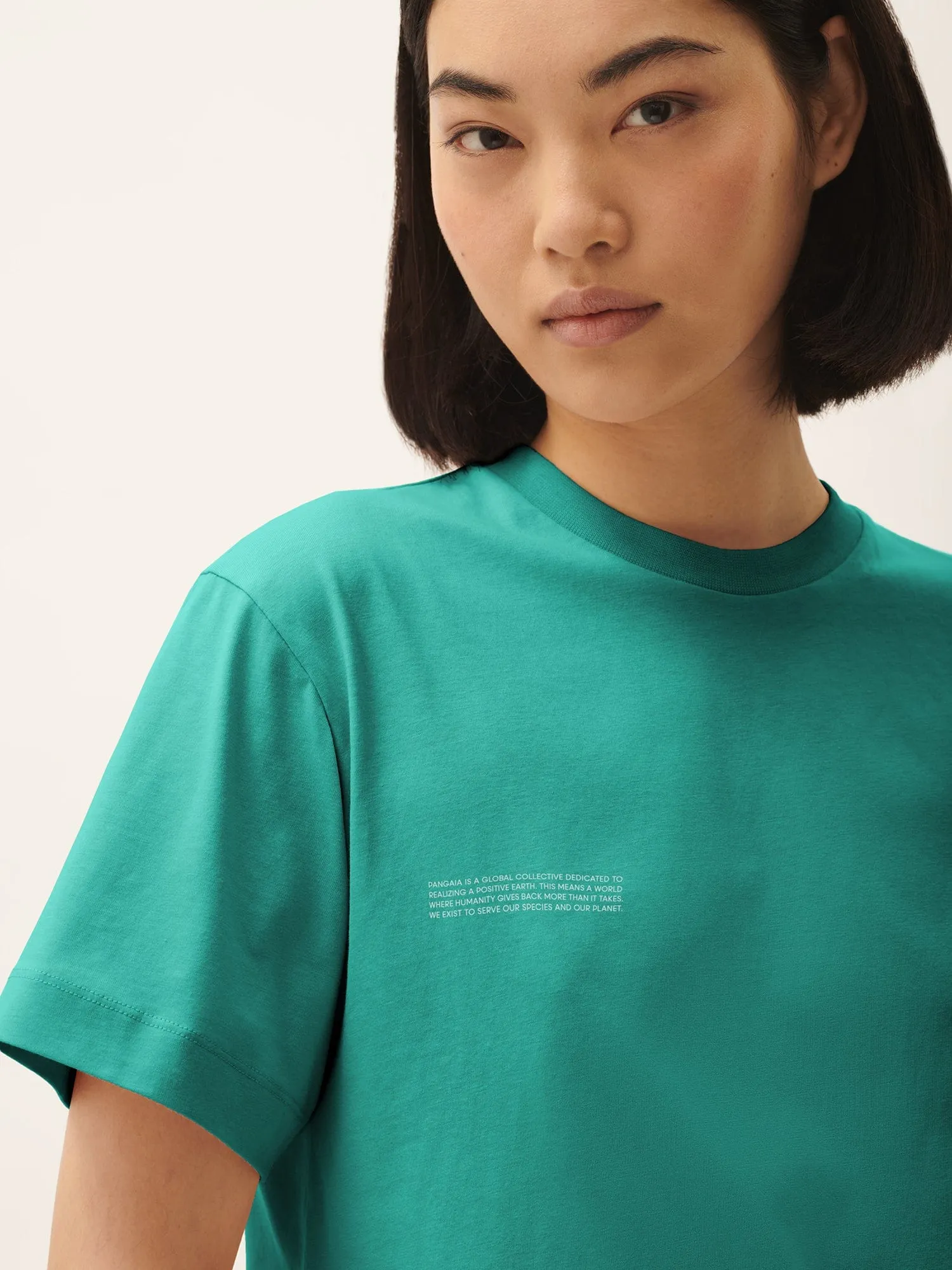 Womens 365 Midweight T-shirt—Malachite Green