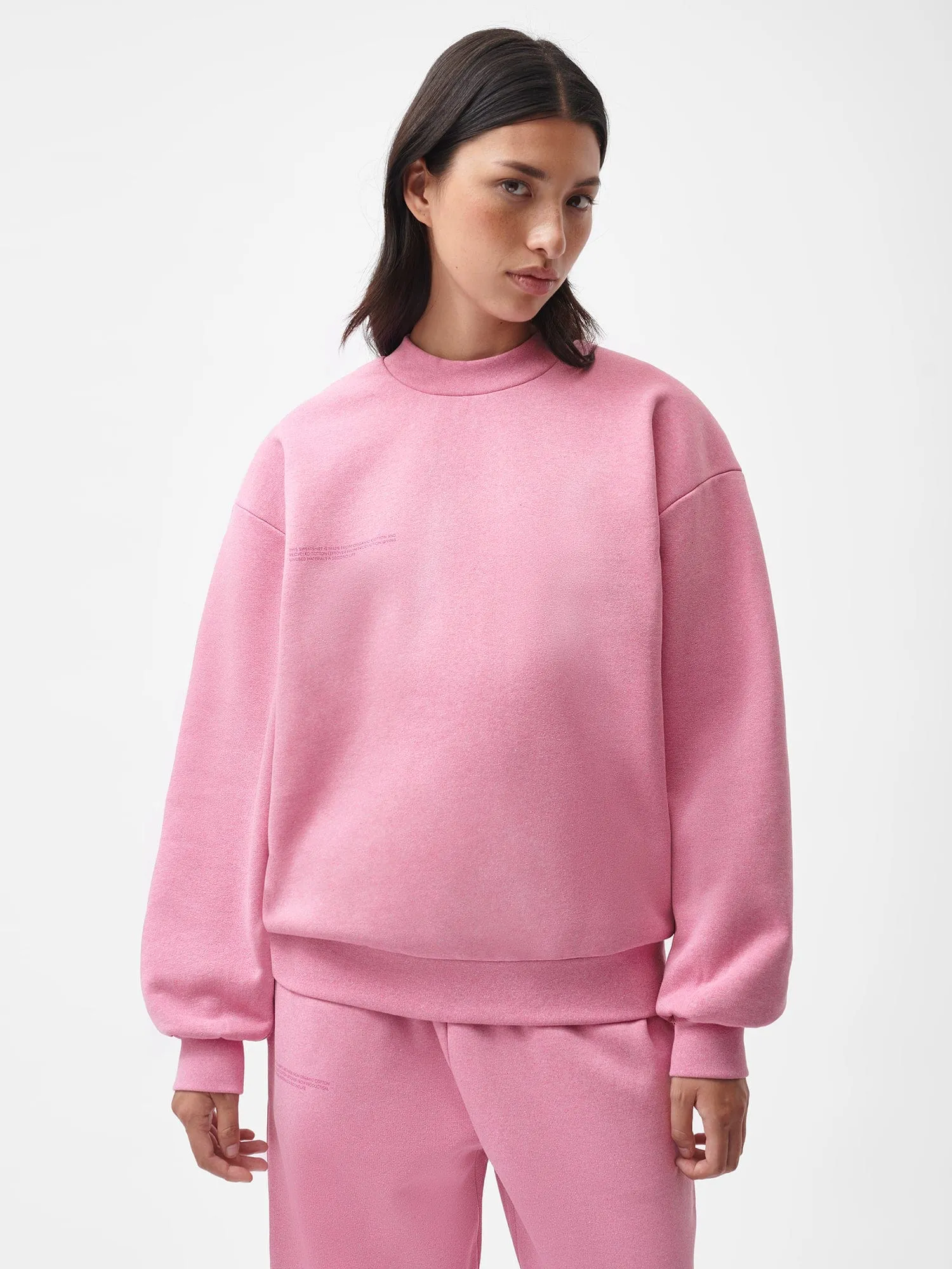 Womens Reclaimed Cotton Sweatshirt—reclaim sakura