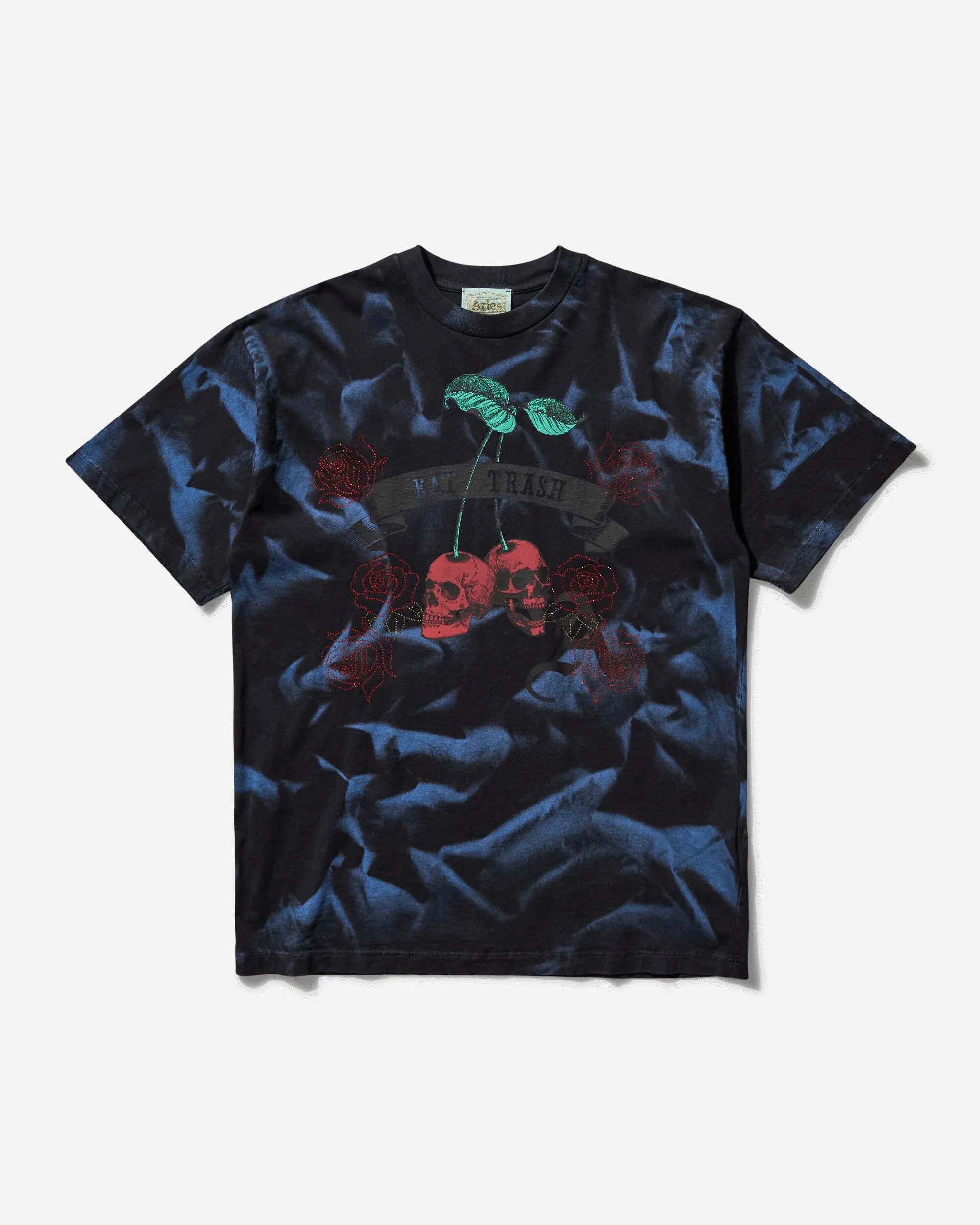 Women's Sprayed Trash Cherries T-Shirt Black