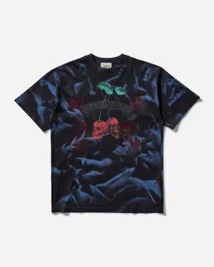 Women's Sprayed Trash Cherries T-Shirt Black