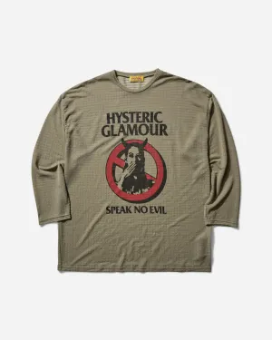 Women's Warning Evil One-Piece Top Khaki