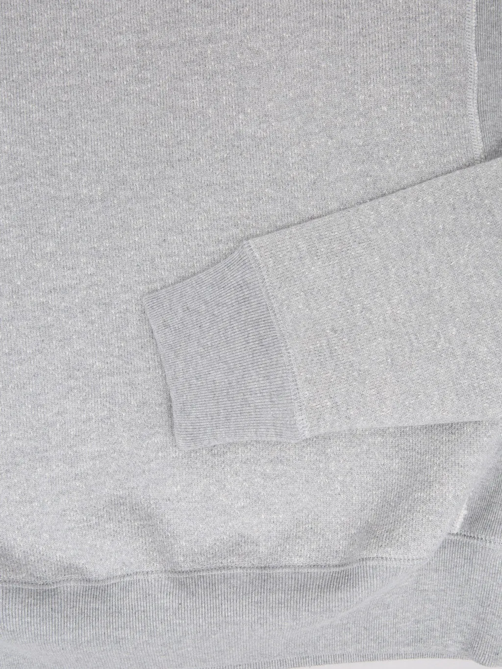 Wonder Looper Pullover Crewneck 876gsm Double Heavyweight French Terry Heather Grey