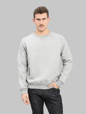 Wonder Looper Pullover Crewneck 876gsm Double Heavyweight French Terry Heather Grey
