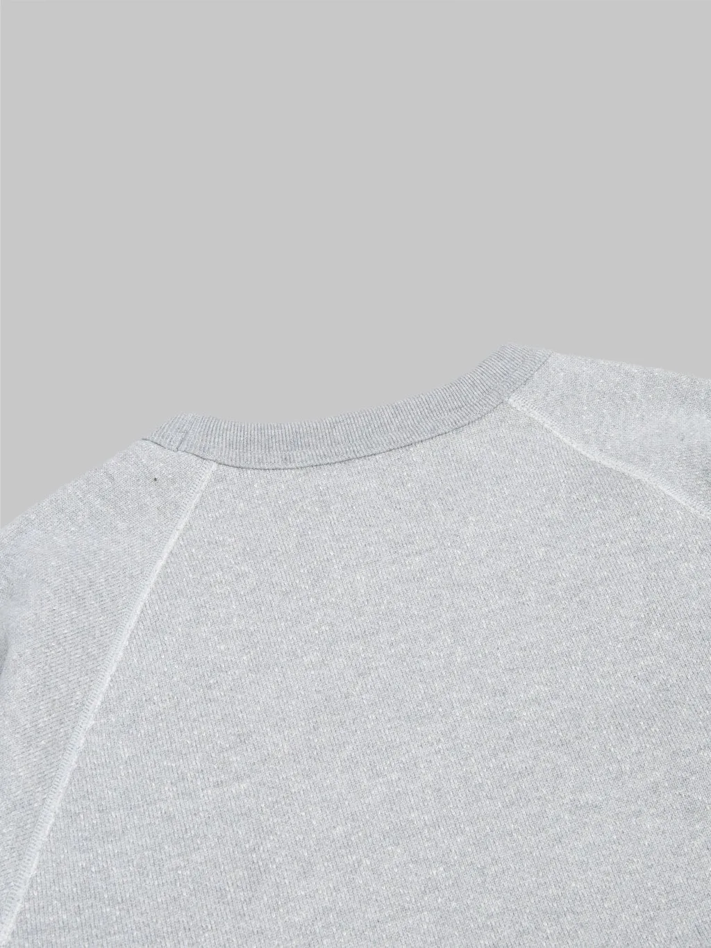Wonder Looper Pullover Crewneck 876gsm Double Heavyweight French Terry Heather Grey