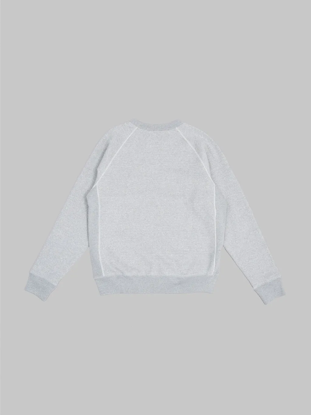 Wonder Looper Pullover Crewneck 876gsm Double Heavyweight French Terry Heather Grey