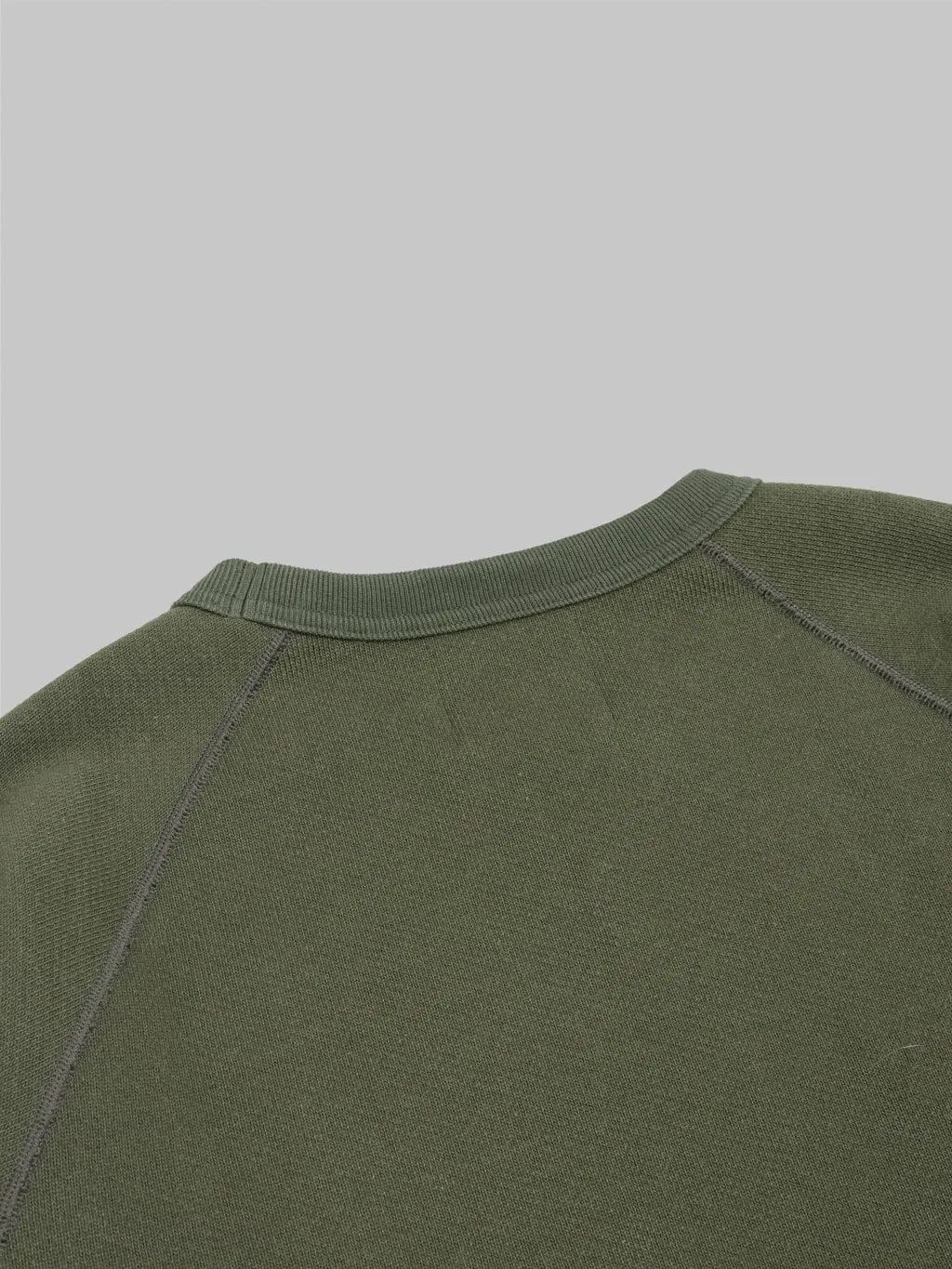 Wonder Looper Pullover Crewneck 876gsm Double Heavyweight French Terry Khaki