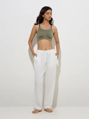 Wunderlove Olive Invisible Sports Bra